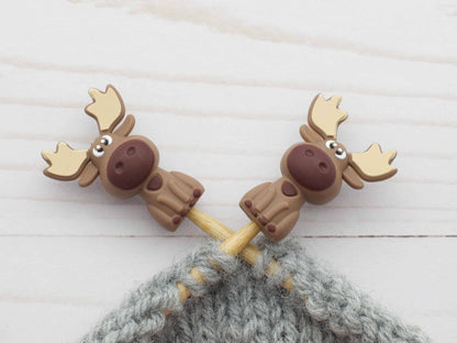Little Moose Stitch Stoppers from Fox & Pine Stitches