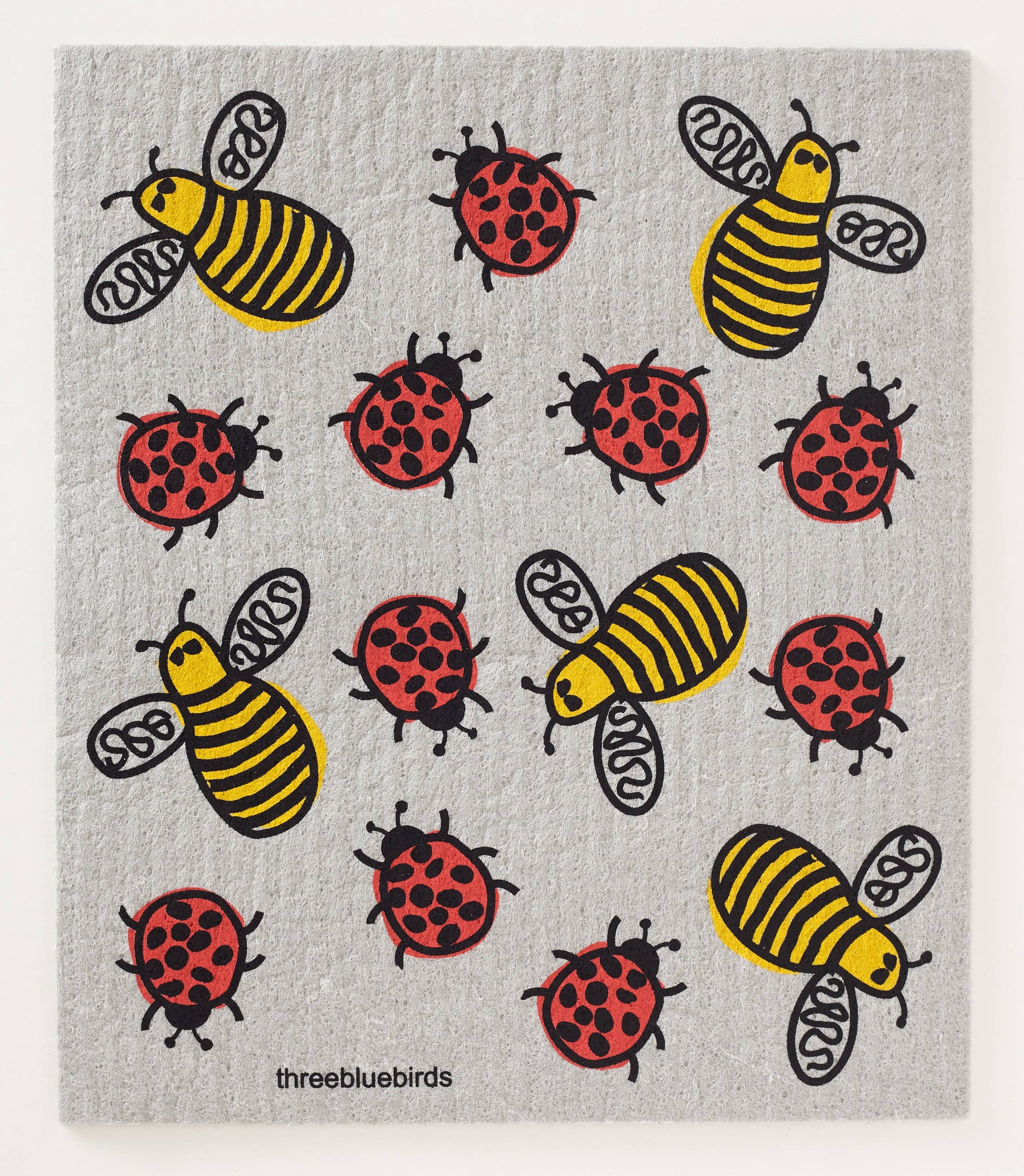 Bees and Bugs - Swedish Dishcloths by Three Blue Birds - Maine Yarn & Fiber Supply