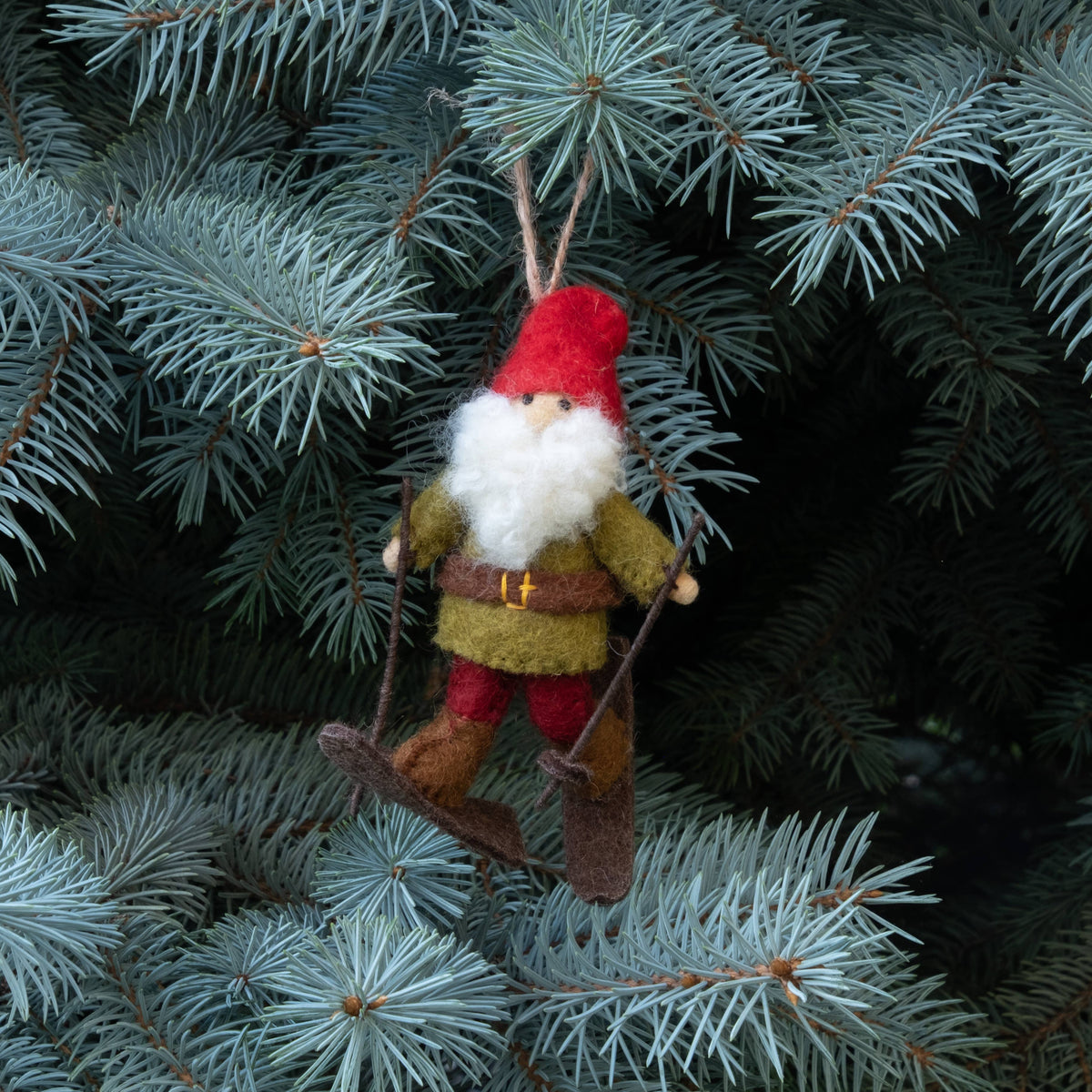 Assorted Gnome on Skis Ornament from The Winding Road