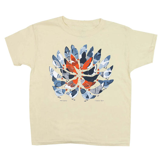 Chickens Youth Natural T-Shirt by Liberty Graphics