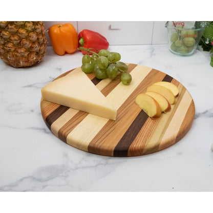 Circle Cutting Board by Dickinson Woodworking