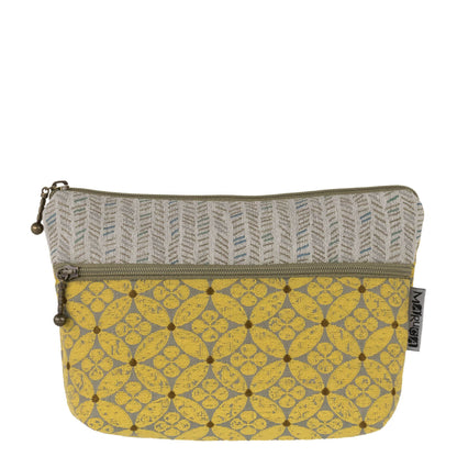 Cosmetic Bag in Petal Gold by Maruca Design