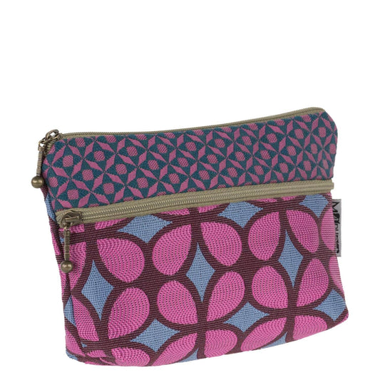 Cosmetic Bag in Mod Fuchsia by Maruca Design
