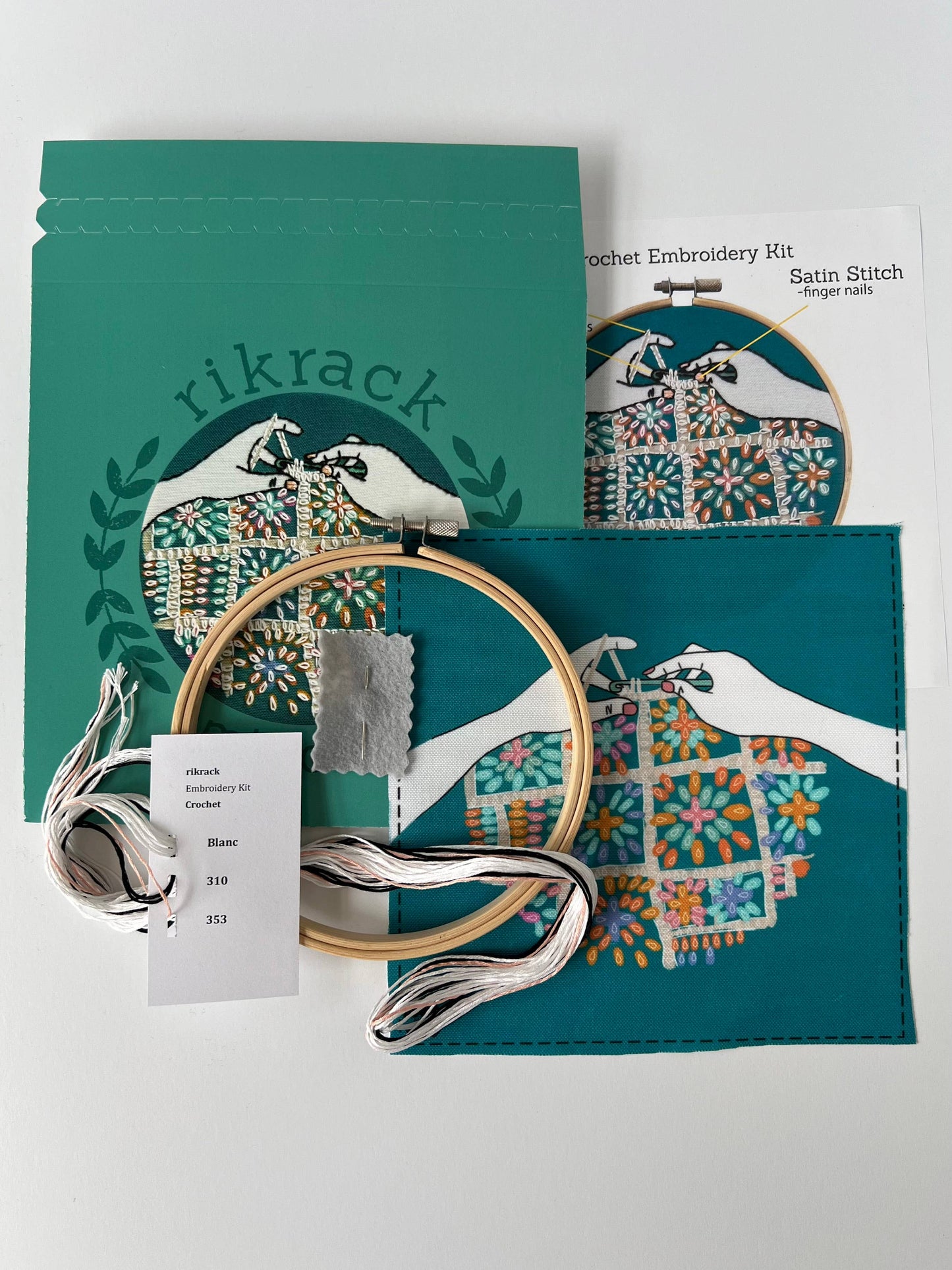 Crochet Embroidery Kit by Rikrack
