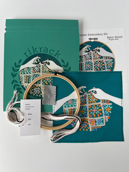 Crochet Embroidery Kit by Rikrack