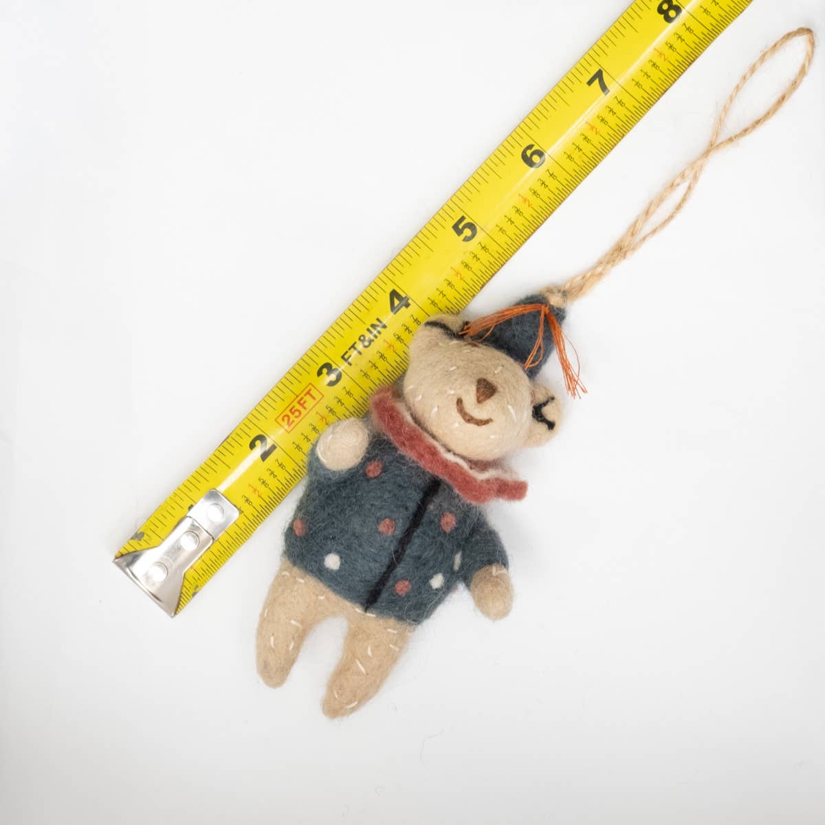 Circus Bear Ornament by The Winding Road - Maine Yarn & Fiber Supply