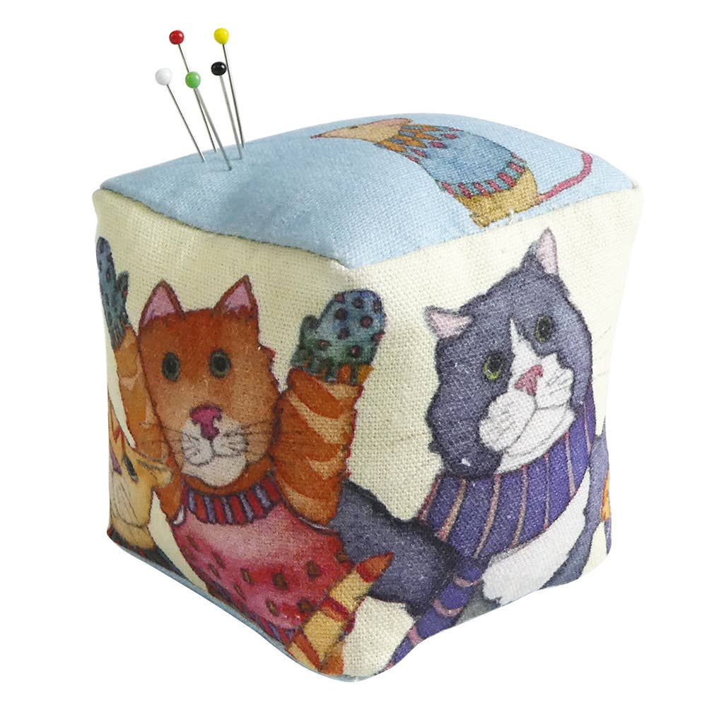 Kittens in Mittens Pin Cushion from Emma Ball Ltd