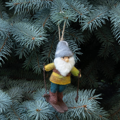 Assorted Gnome on Skis Ornament from The Winding Road