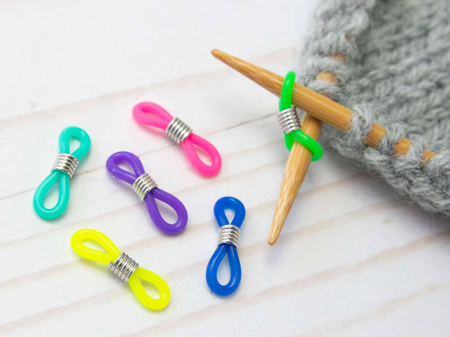 Colorful Stitch Huggers Silver Spring from Fox & Pine Stitches