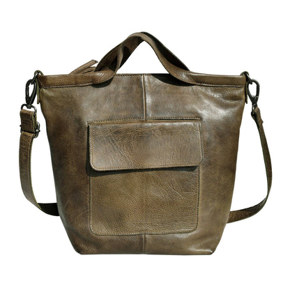 Bianca Handcrafted Leather Tote/Crossbody Bag by Latico Leathers - Maine Yarn & Fiber Supply