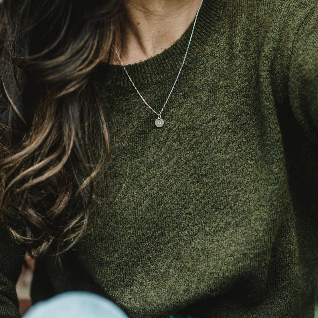 Heart Sterling Silver Necklace by Becoming Jewelry