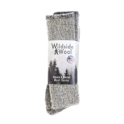 Alpaca & Merino Wool Boot Hiking Socks in Mountaineer from Desert Breeze Distributing