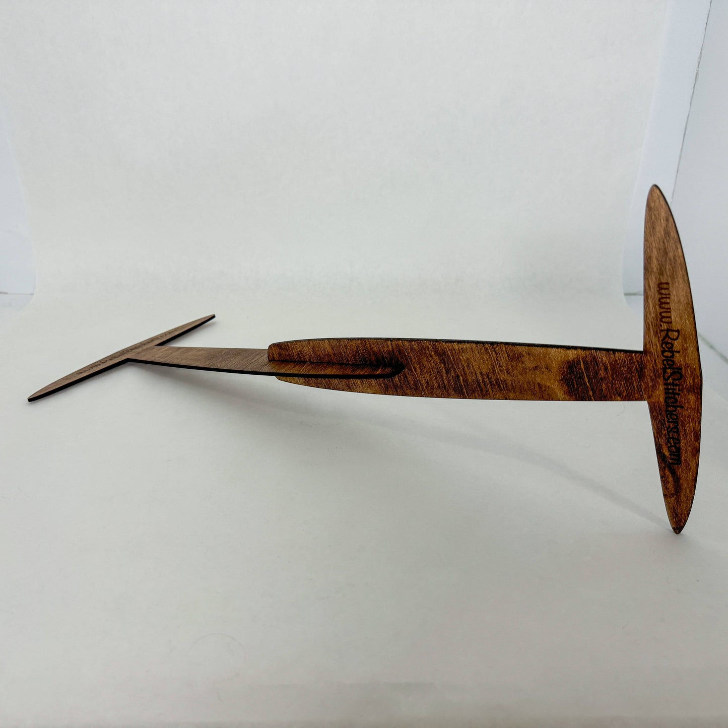 Handmade Portable Wood 2 Yard Niddy Noddy by Art by Erica H & Rebel Stitchers - Maine Yarn & Fiber Supply