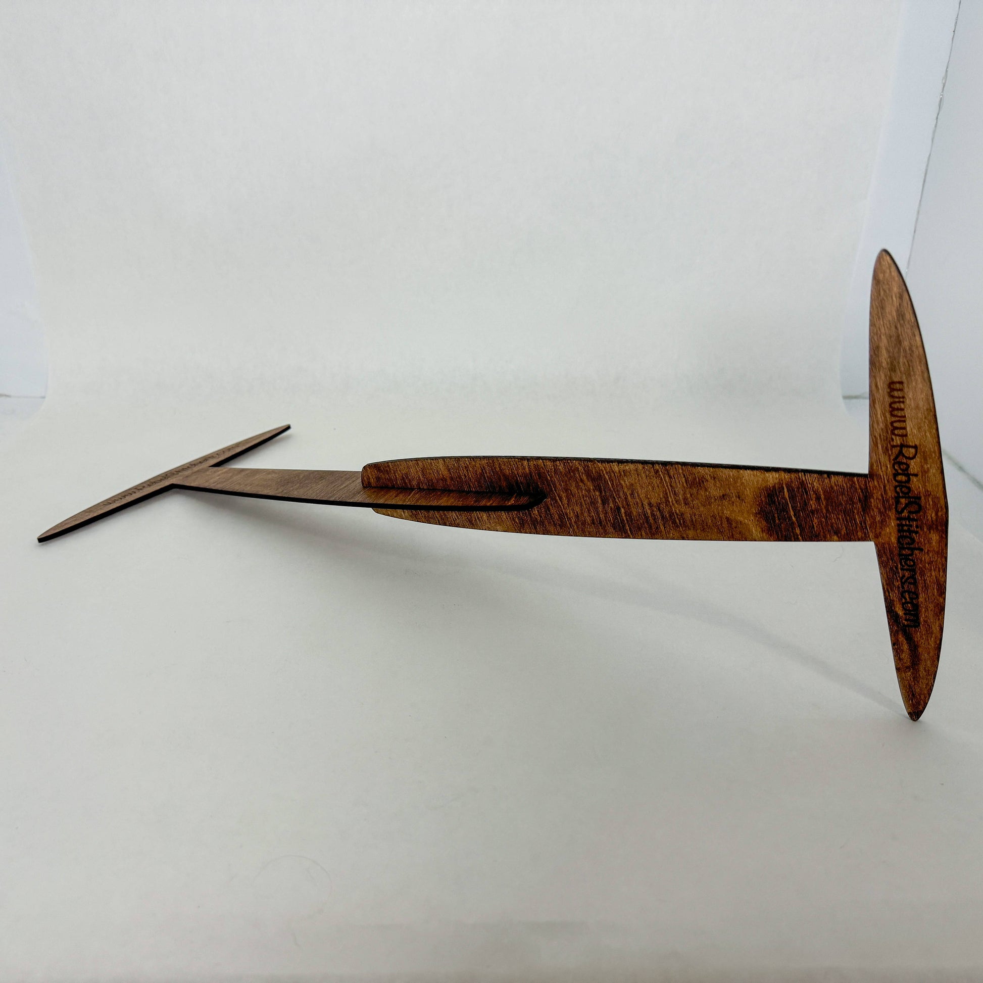 Handmade Portable Wood 2 Yard Niddy Noddy by Art by Erica H & Rebel Stitchers - Maine Yarn & Fiber Supply
