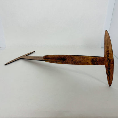 Handmade Portable Wood 2 Yard Niddy Noddy by Art by Erica H & Rebel Stitchers - Maine Yarn & Fiber Supply