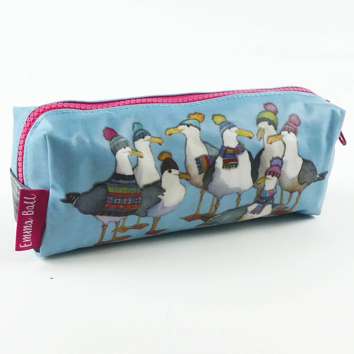 Seagulls in Beanies Pencil or Notion Case from Emma Ball Ltd