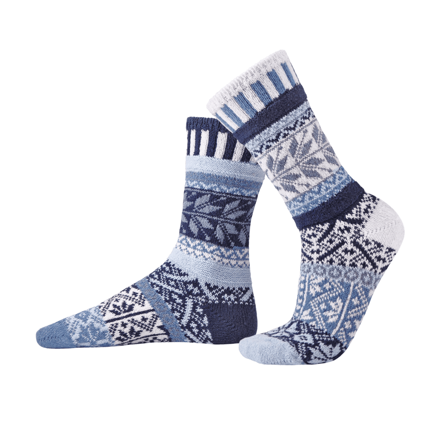 Snowdrop Cotton Crew Socks by Solmate Socks