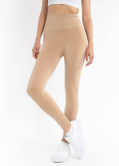 High-Waist Full Length Leggings by Elietian