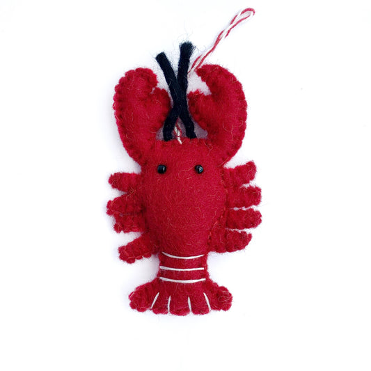 Lobster Felt Wool Wool Ornament from Ornaments 4 Orphans