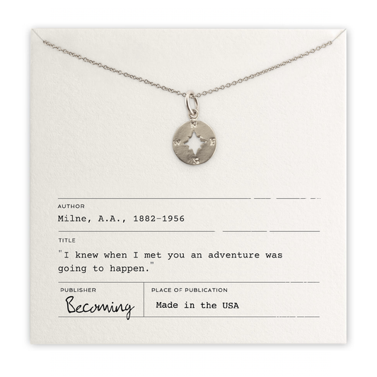 Friendship Adventure Sterling Silver Necklace by Becoming Jewelry