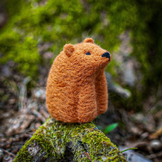 Bear Needle Felting Kit by Benzie Design