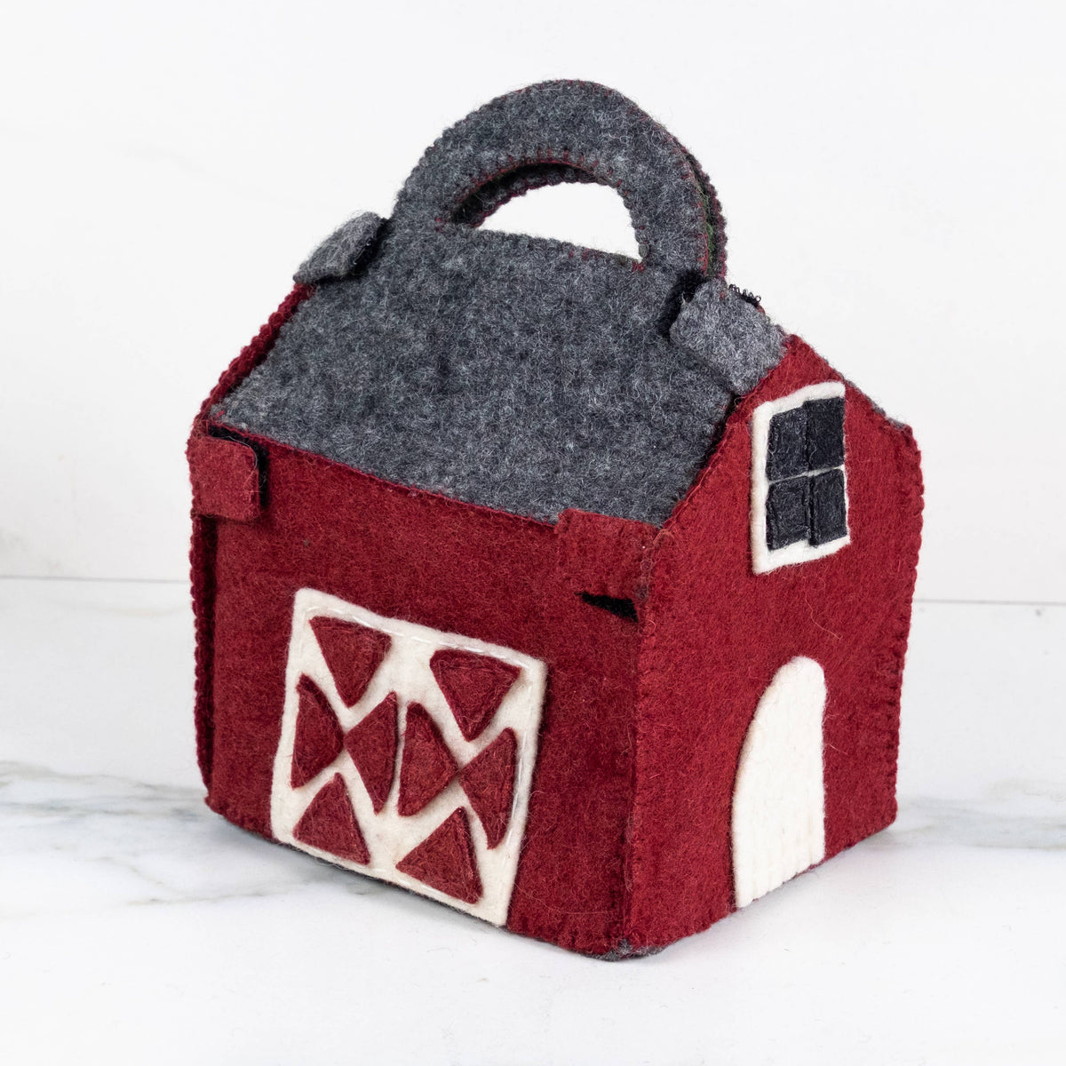 Red Barn Farmhouse Set with Dolls from The Winding Road