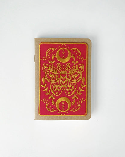 Mythic Moth Embroidered Pocket notebook from Rikrack