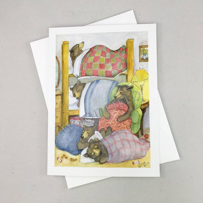 Cedric's Sleepover - Greeting Card by Woodfield Press