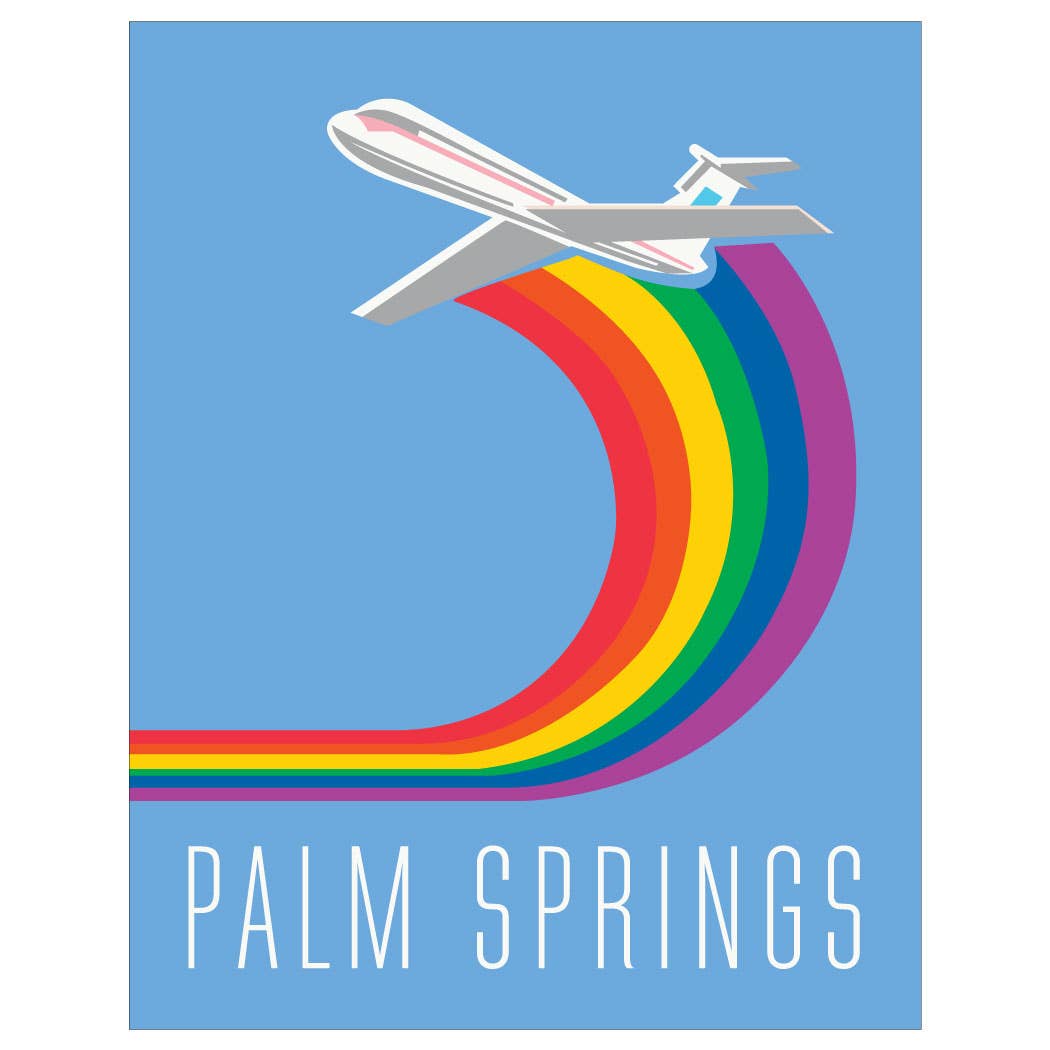 BANGOR MAINE Rainbow Flight Magnet by Fridgedoor