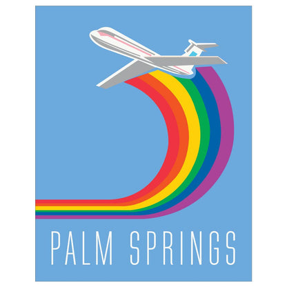 BANGOR MAINE Rainbow Flight Magnet by Fridgedoor