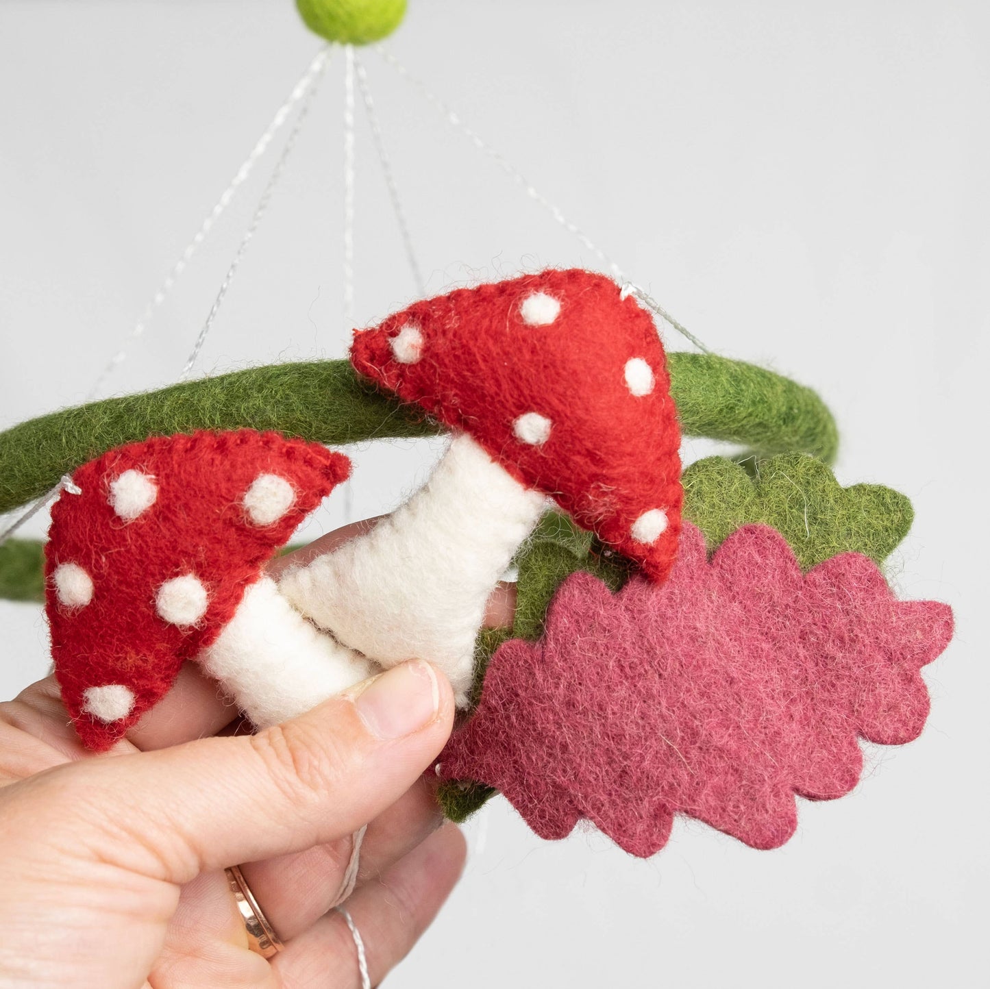 Felt Forest Creatures Baby Mobile by The Winding Road