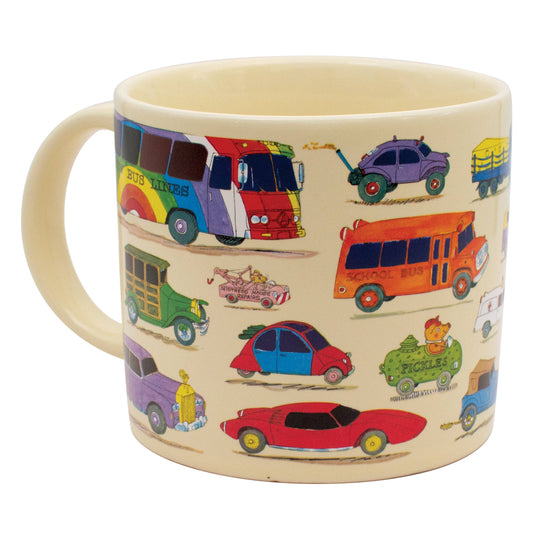 Richard Scarry Cars and Trucks Heat-Transforming Mug from Unemployed Philosophers Guild