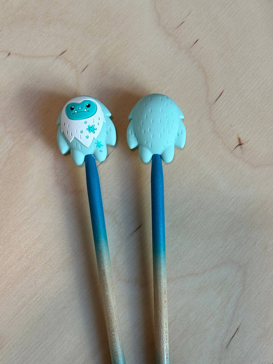 3D Yeti Stitch Stoppers from Comma Craft Co - Maine Yarn & Fiber Supply