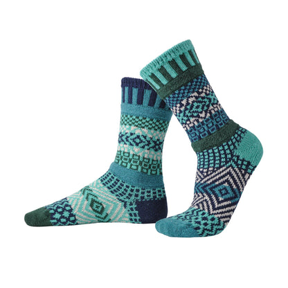 Evergreen Cotton Crew Socks by Solmate Socks
