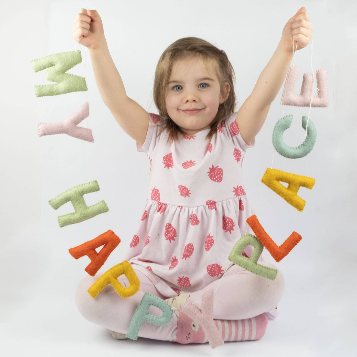 My Happy Place Banner Garland by The Winding Road
