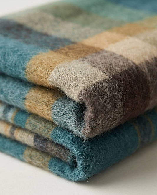 Alpaca Throw in Cedar from Shupaca Alpaca