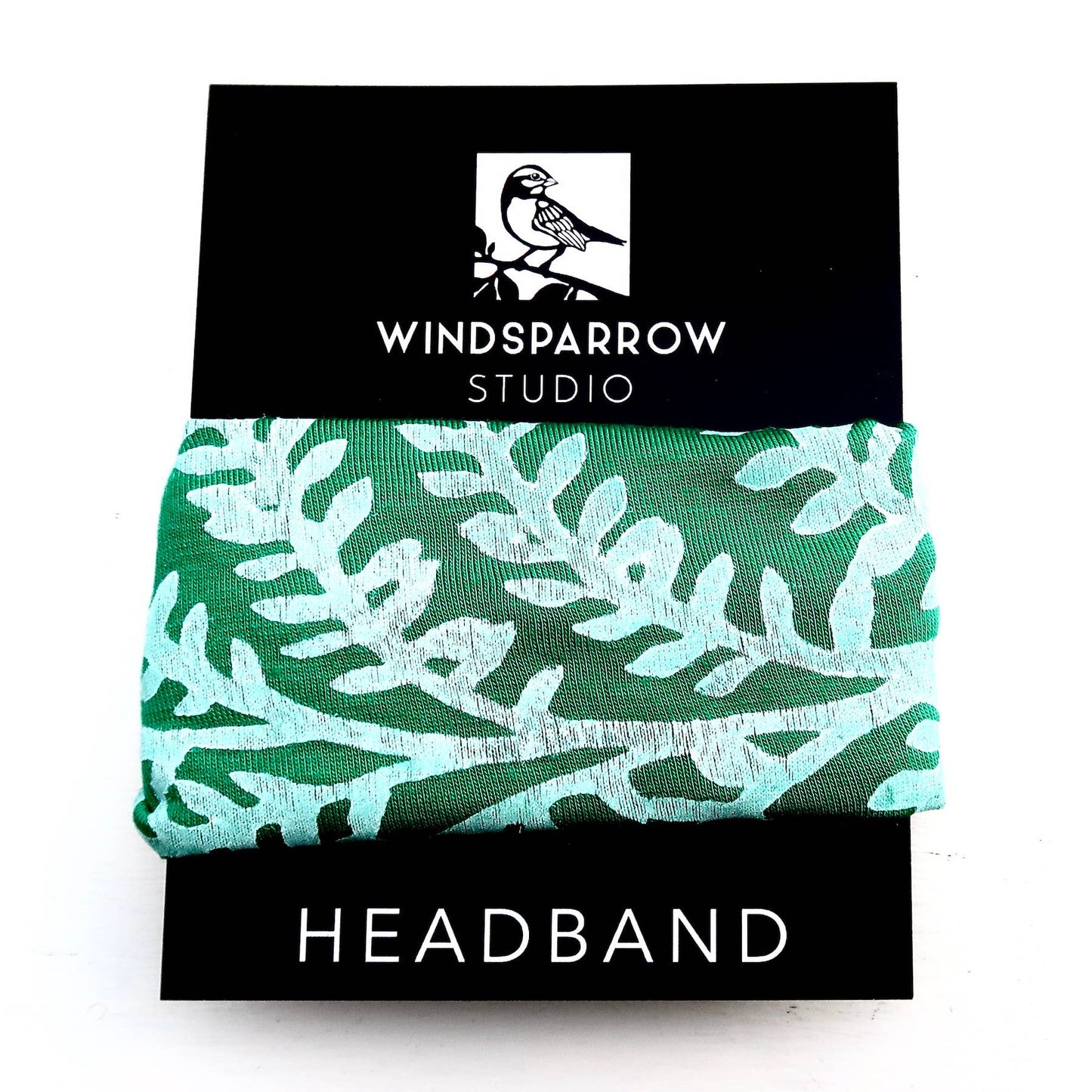 Colorful Botanical Headbands with White Ink by Windsparrow Studio - Maine Yarn & Fiber Supply