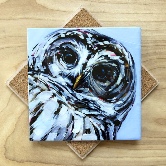 Barred Owl Trivet by Art by Alyssa