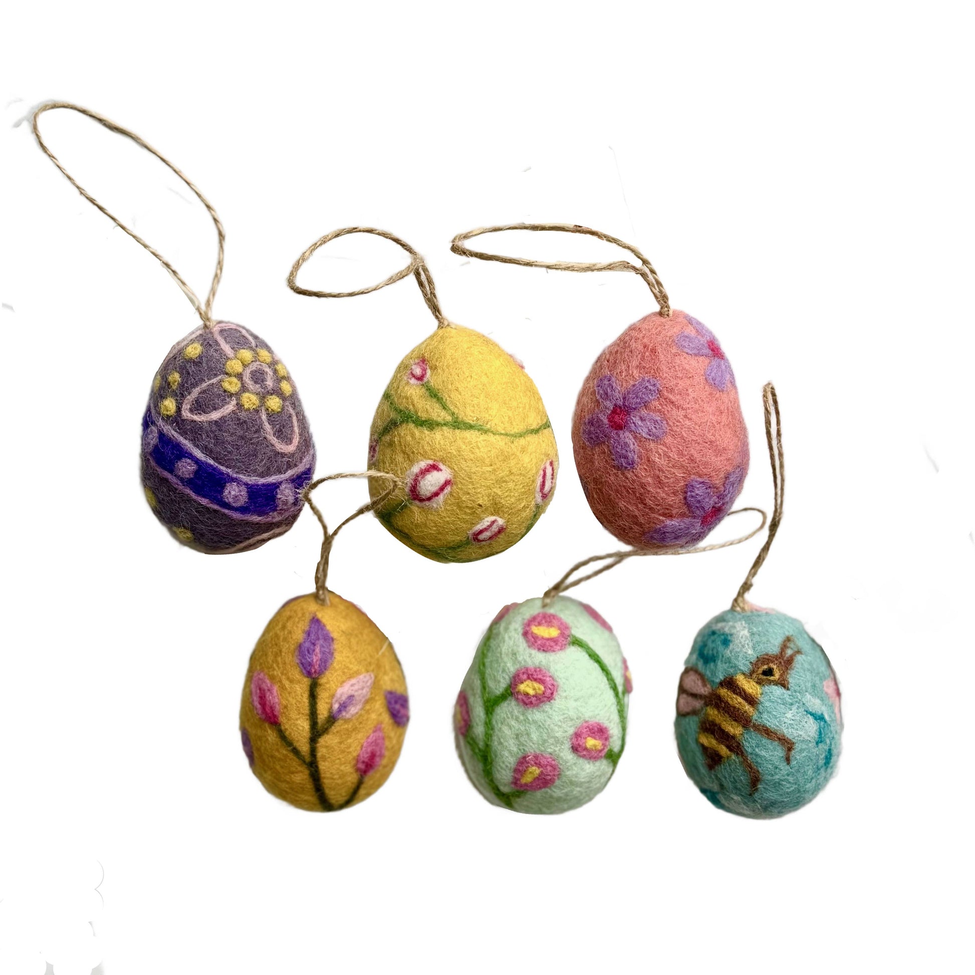 Spring Easter Egg Ornament by The Winding Road - Maine Yarn & Fiber Supply