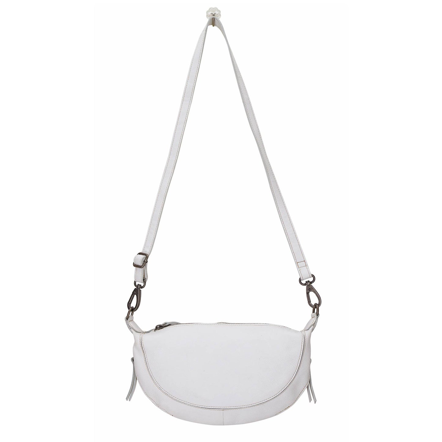 Crosby Handcrafted Leather Sling/Crossbody Bag by Latico Leathers - Maine Yarn & Fiber Supply