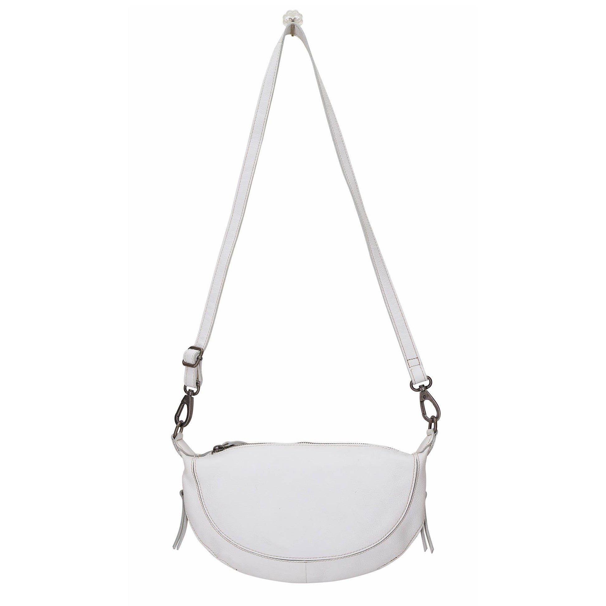 Crosby Handcrafted Leather Sling/Crossbody Bag by Latico Leathers - Maine Yarn & Fiber Supply