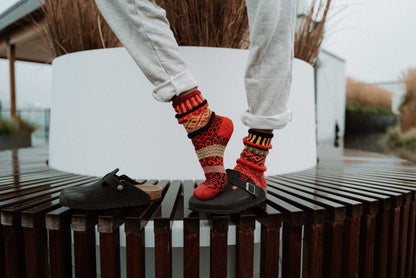 Save 20% - Fire Cotton Crew Socks by Solmate Socks - Maine Yarn & Fiber Supply