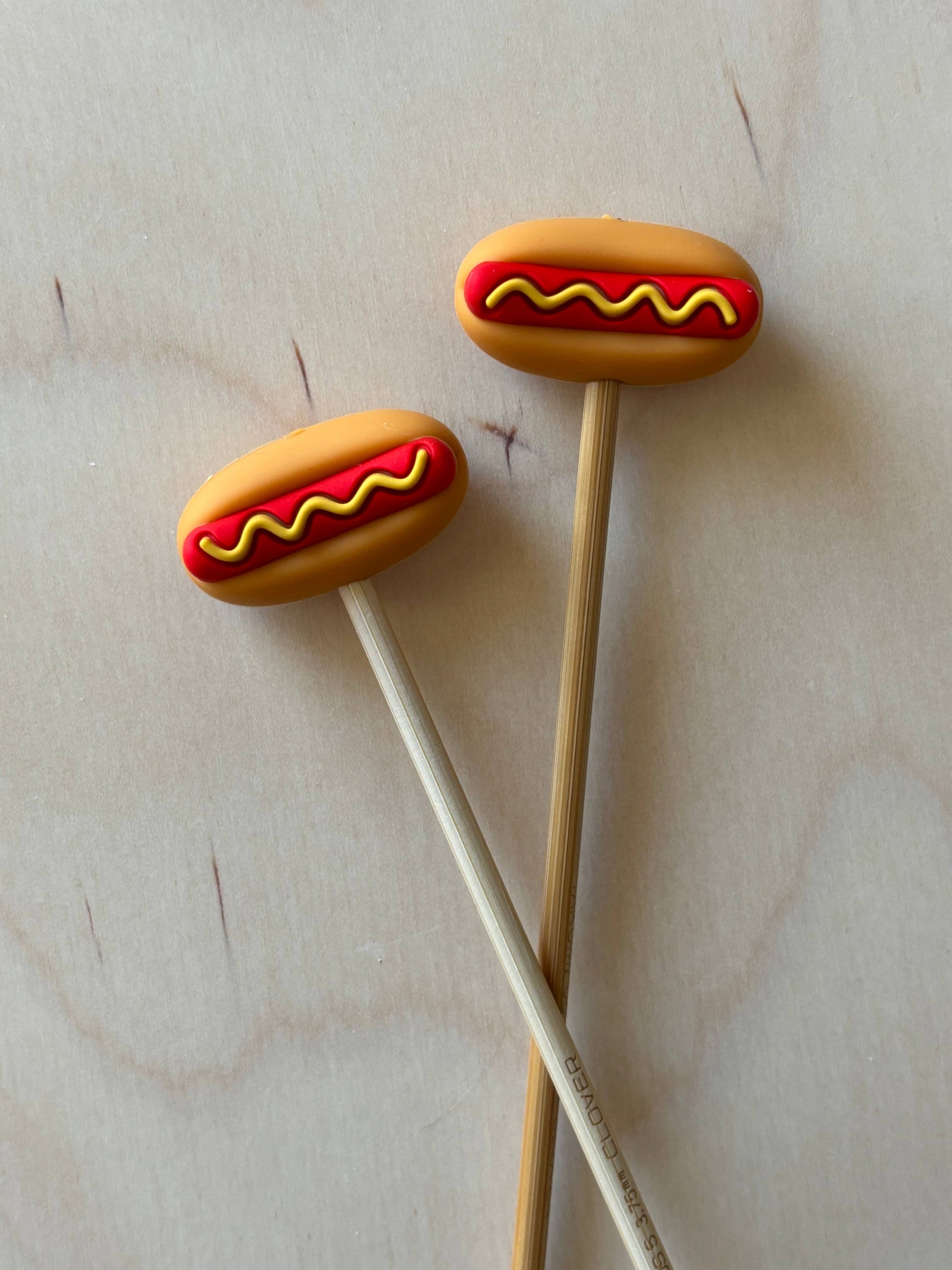 Hot Dog Stitch Stopper from Comma Craft Co - Maine Yarn & Fiber Supply