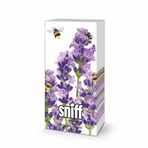 Bees & Lavender Pocket Tissue Pack from Paperproducts Design • Ambiente