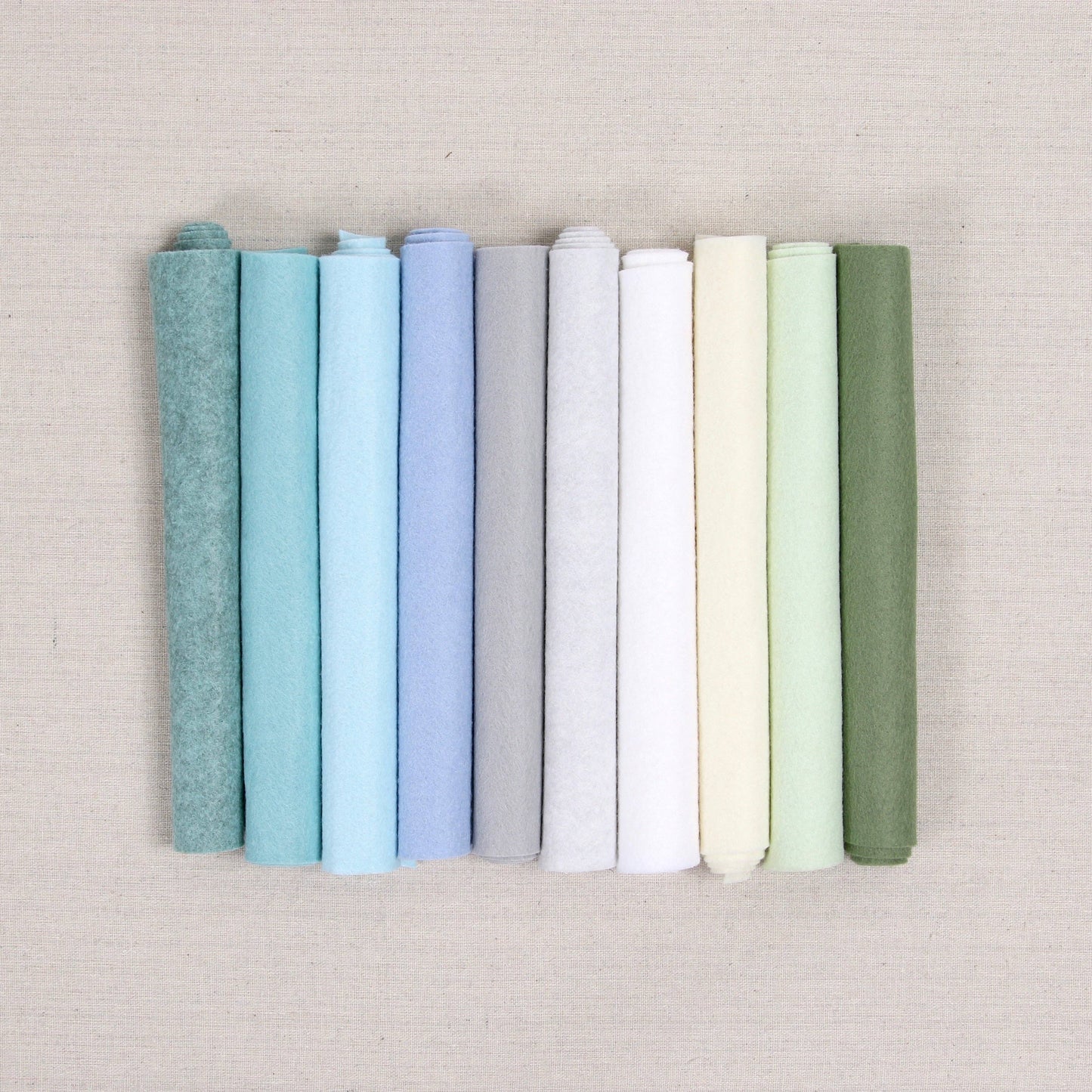 Wool Felt Sheets by Benzie Design: First Frost