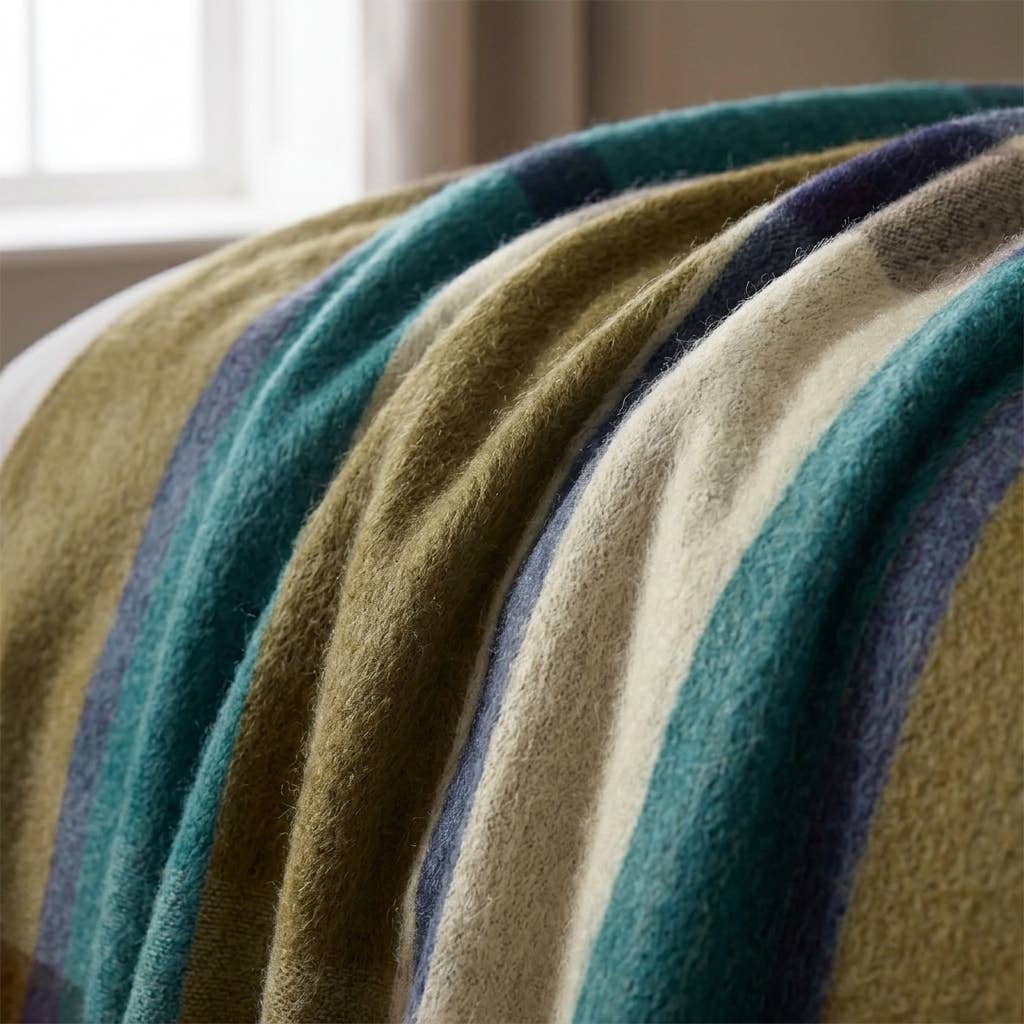 Alpaca Throw in Sandbar from Shupaca Alpaca