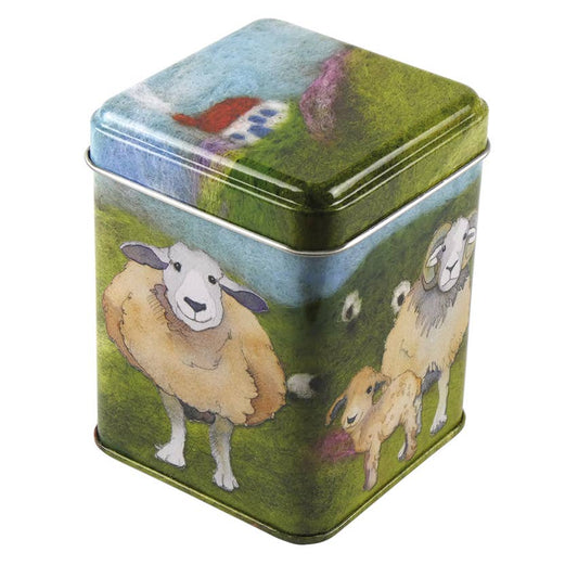 Felted Sheep 100g Rectangular Tin from Emma Ball Ltd