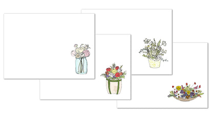 Flowers Stationery by Molly O