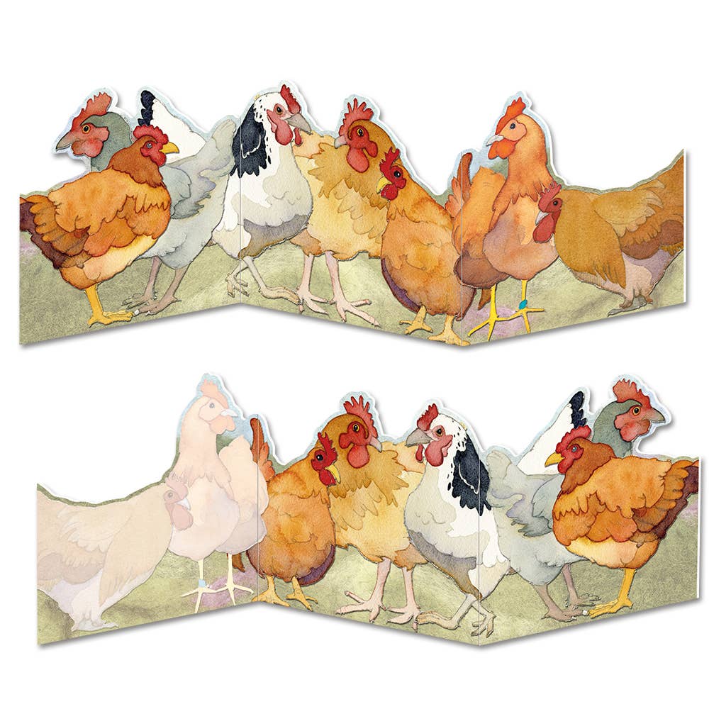 Hen Party, Two Fold Greeting Card from Emma Ball