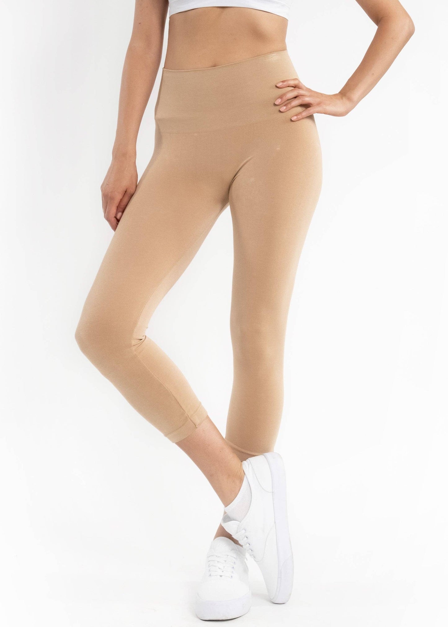 High Waist Crop (3/4) Leggings by Elietian - Maine Yarn & Fiber Supply
